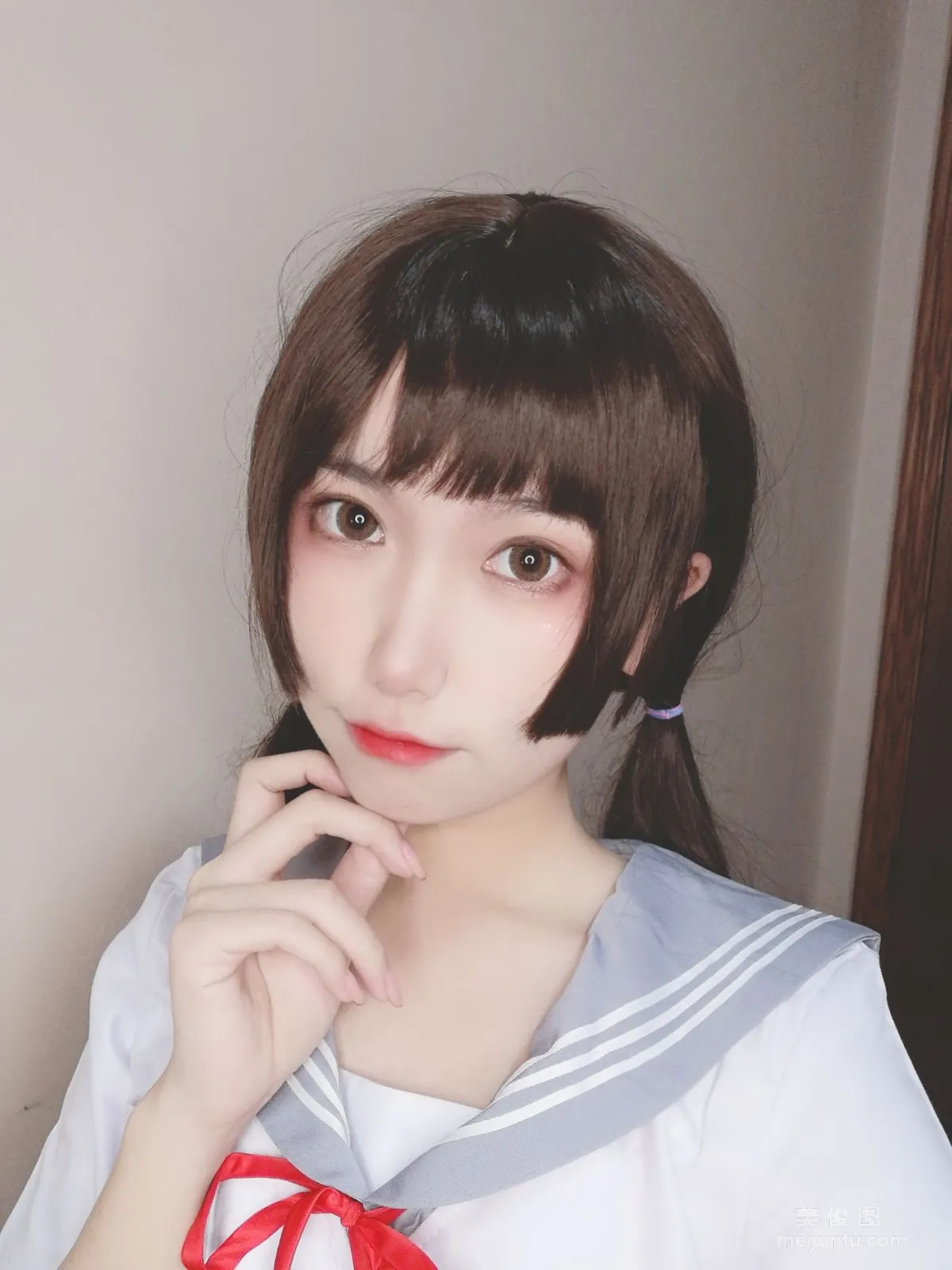 [Cosplay] 芋圆侑子SJ_ - 白丝jk