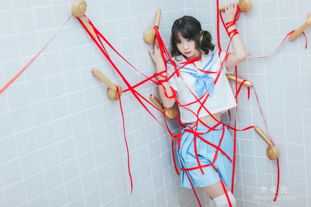 [Cosplay] 疯猫ss - 浴室JK 写真集