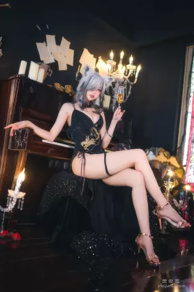 [Cosplay写真] 周叽是可爱兔兔 - 礼服