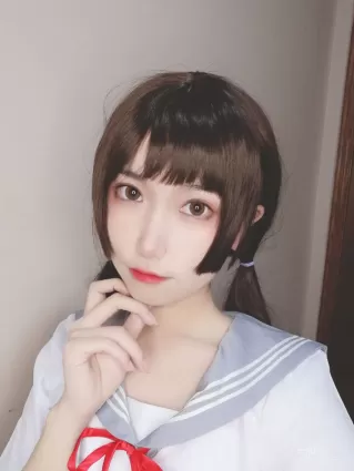 [Cosplay] 芋圆侑子SJ_ - 白丝jk