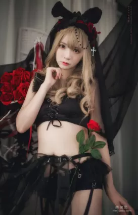 [Cosplay] 疯猫ss - 黑色玫瑰