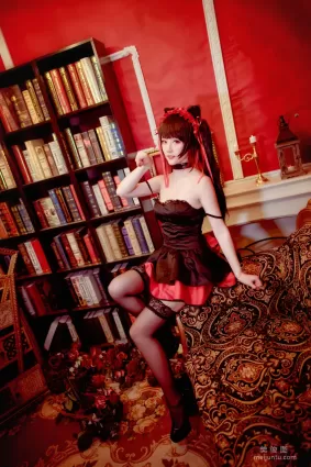 [Cosplay] 萌宠博主yui金鱼 - 时崎狂三 黑裙 写真集