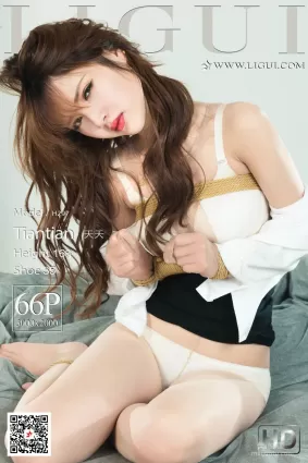 [丽柜美束Ligui] 紧缚丽莲 Model 天天 - 肉丝OL捆绑