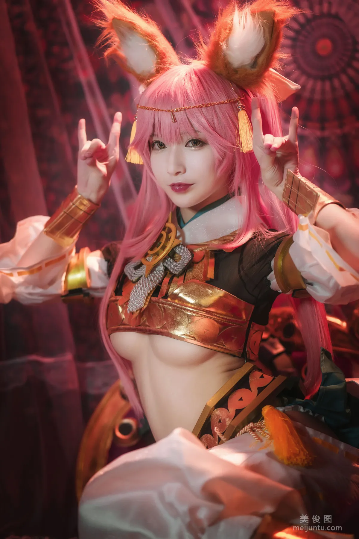 [Cosplay] 铁板烧鬼舞w - 玉藻前 神话 写真集