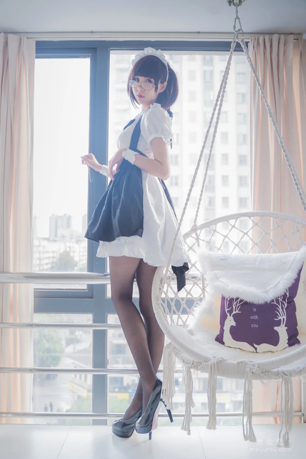 [网红COSER] 西园寺南歌 - 黑袜 写真集