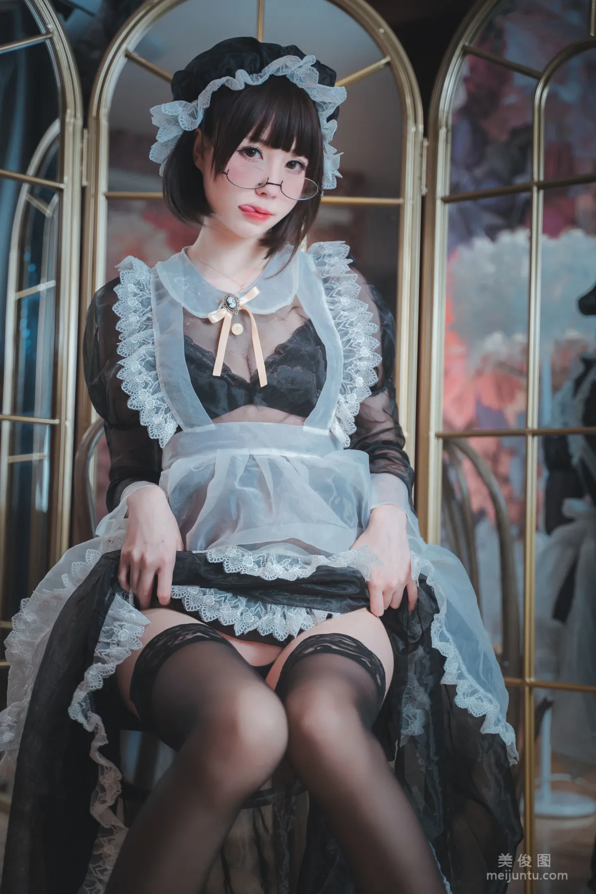 [网红COSER] 西园寺南歌 - 透明女仆 写真集