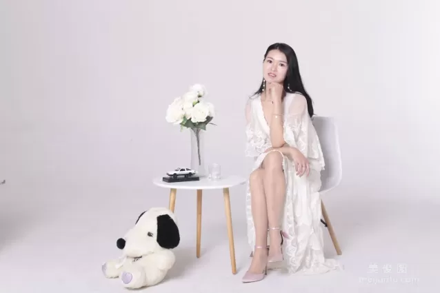 [奈丝] NO.112 小敏 - 自带仙气的蕾丝裙
