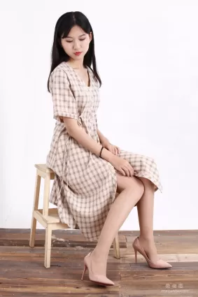 [奈丝] NO.128 小橙子 - 80年代的复古衬衫裙