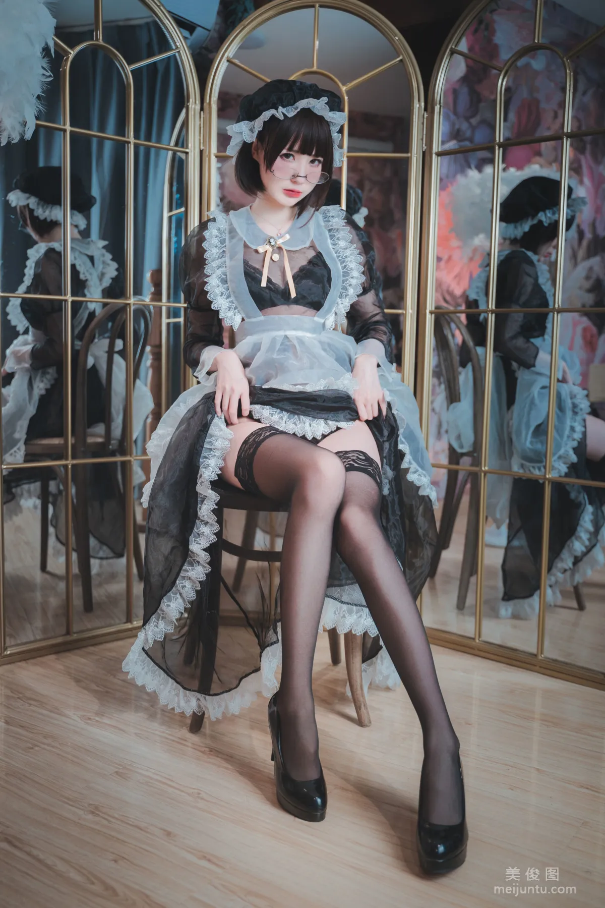 [网红COSER] 西园寺南歌 - 透明女仆 写真集