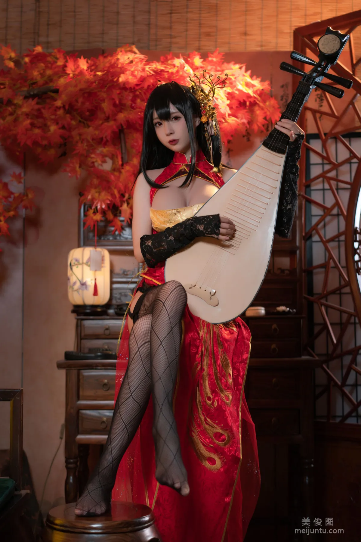 [网红COSER] 西园寺南歌 - 大凤 旗袍 写真套图