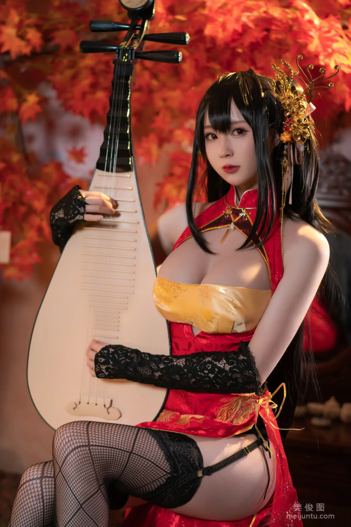 [网红COSER] 西园寺南歌 - 大凤 旗袍 写真套图
