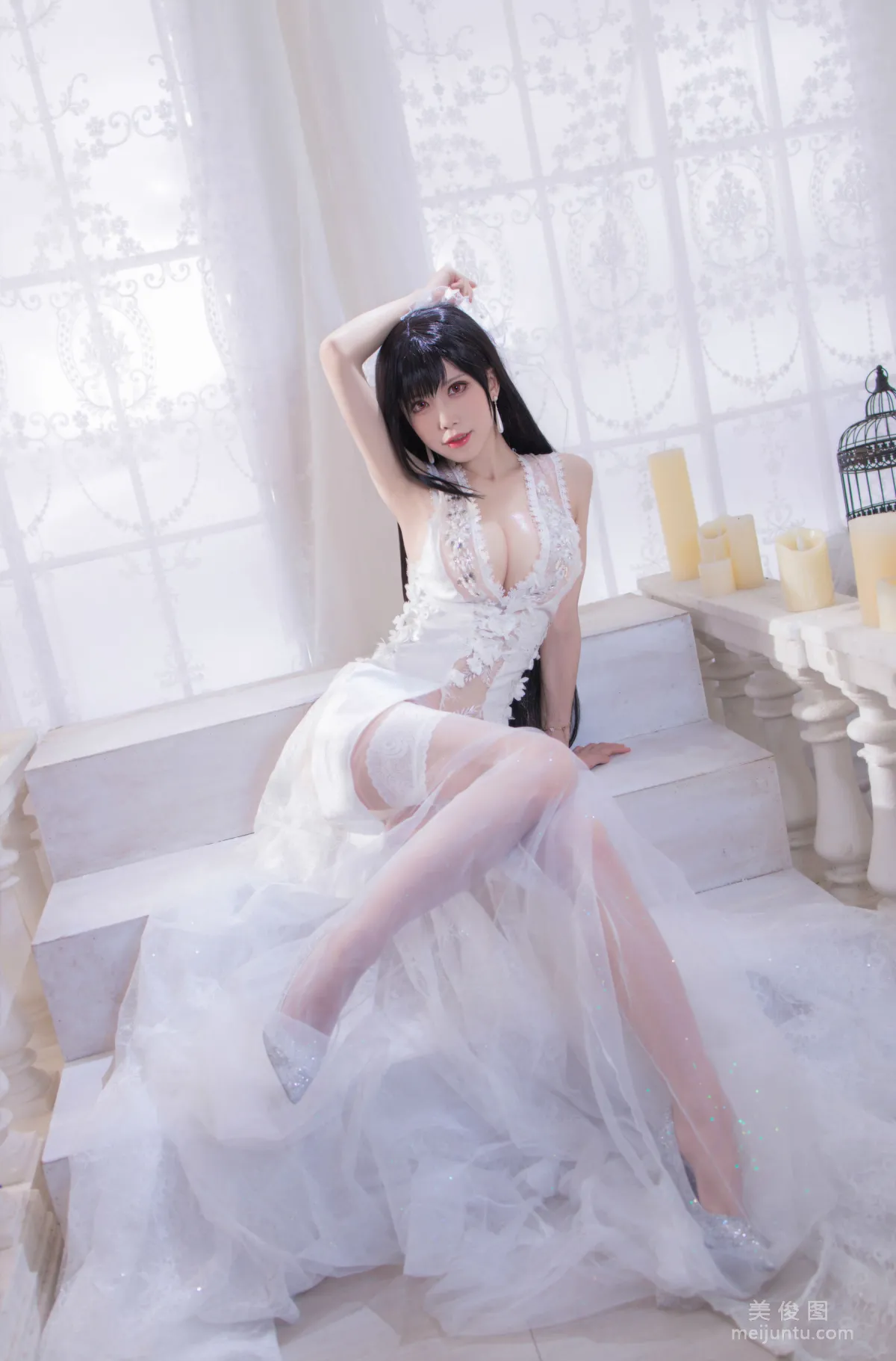 [Cosplay] 水淼aqua - 婚纱 写真套图