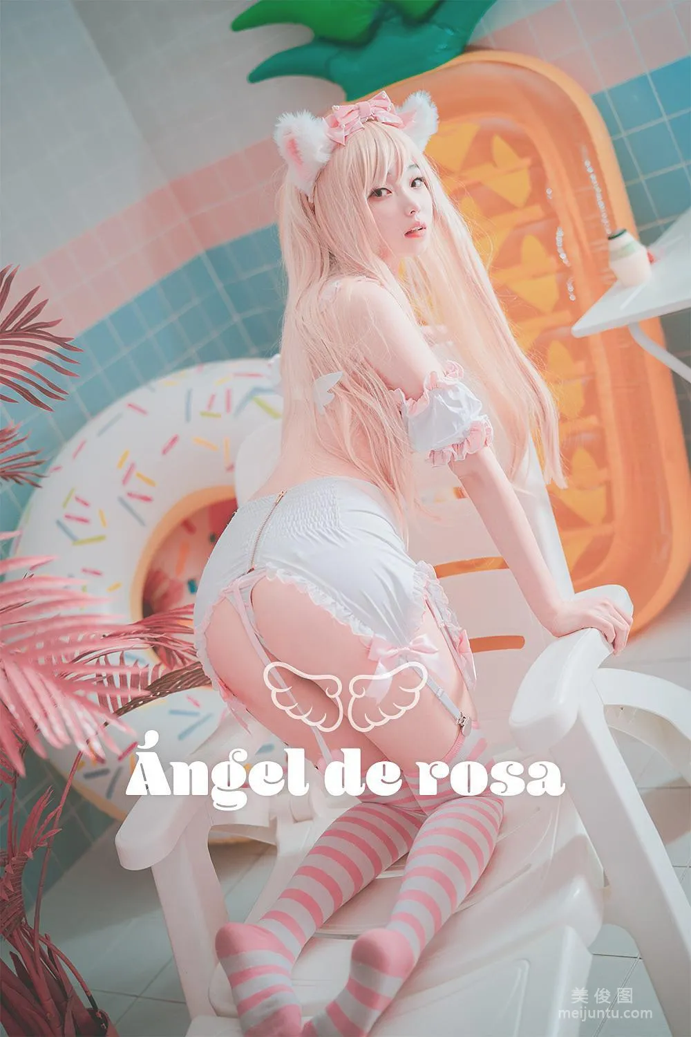 [DJAWA] BamBi - ángel de Rosa 写真套图