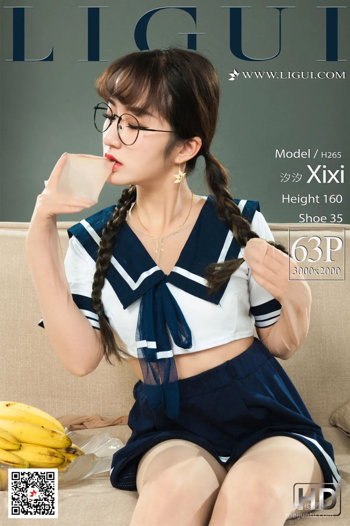 [丽柜Ligui] 2021.01.20 汐汐 丝足美腿套图