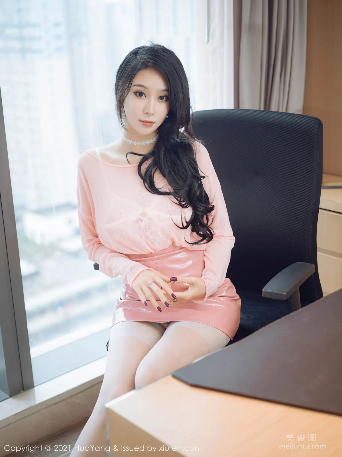 [花漾HuaYang] Vol.411 蓝夏Akasha - 丰满多姿诱人姿态