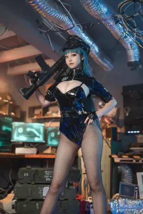 [COS写真] 萌系小姐姐蜜汁猫裘 - 女警2
