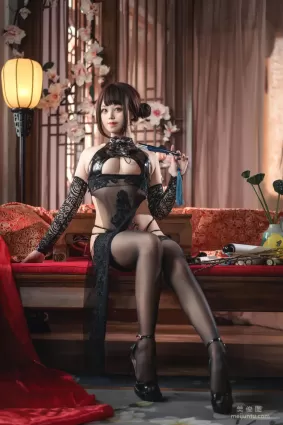 [Cosplay] 蜜汁猫裘 - 绝代风华 旗袍 写真套图