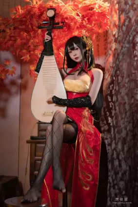 [网红COSER] 西园寺南歌 - 大凤 旗袍 写真套图