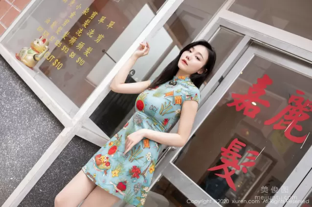 [秀人XIUREN] No.2963 安然Maleah - 新年发型屋主题