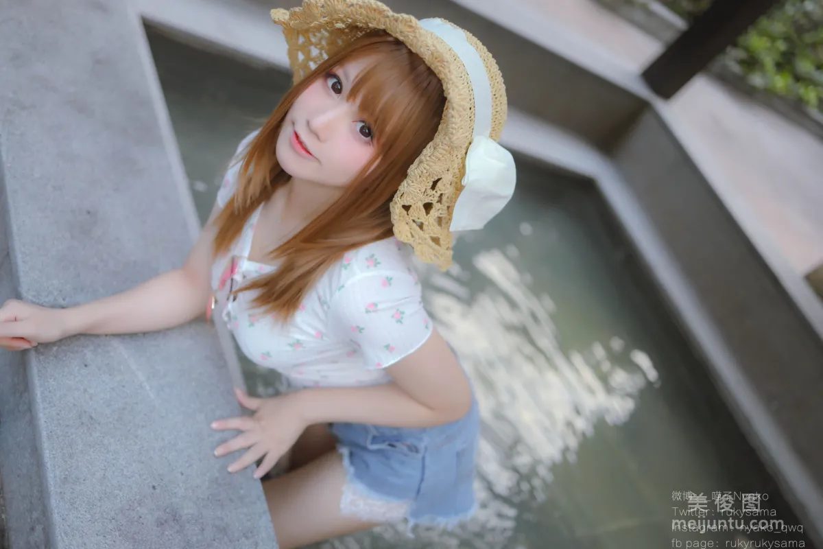 [网红COSER写真] 萌妹子Nyako喵子 - 温泉旅行 套图