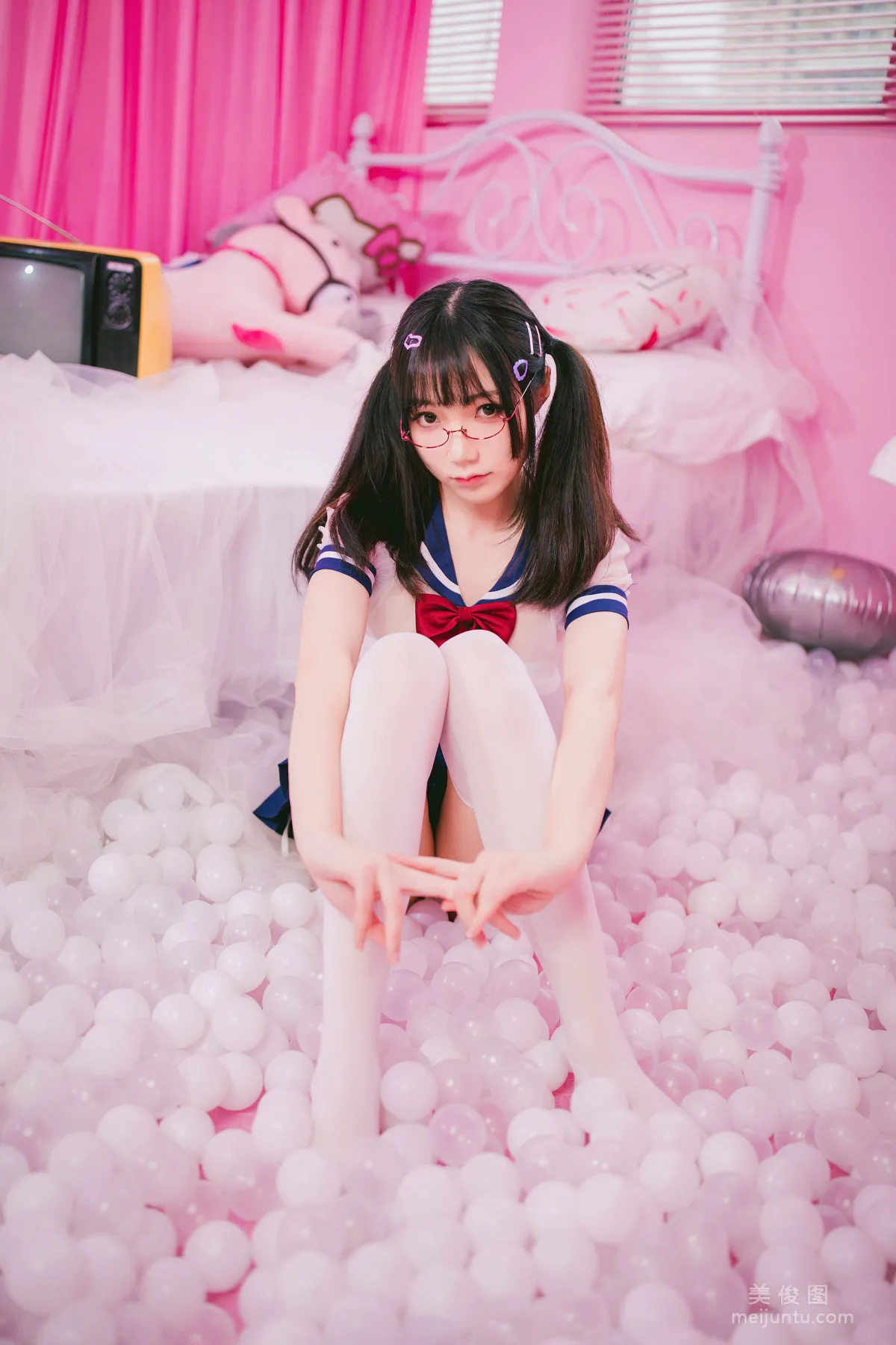[网红COSER写真] 萝莉福利真央Mao - JK 套图