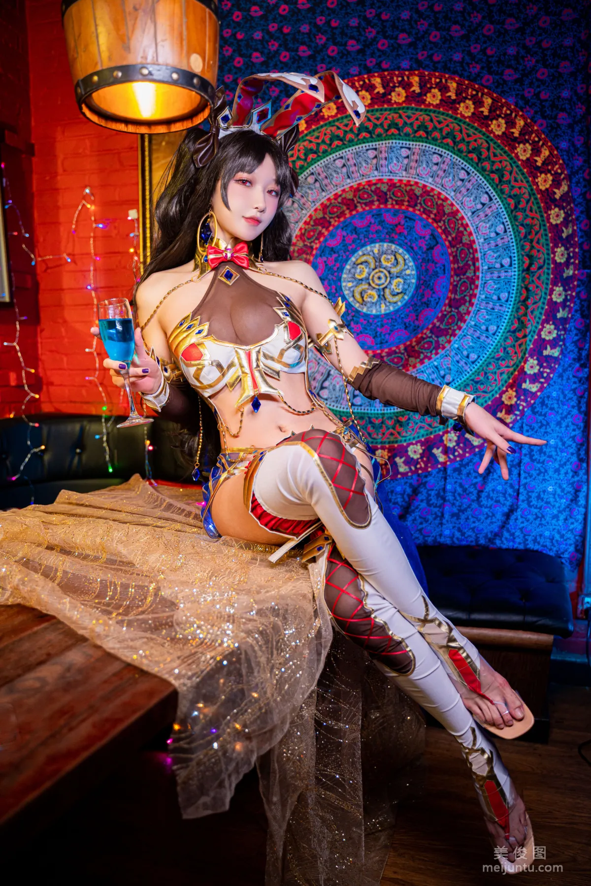 动漫博主阿包也是兔娘 - 弓凛兔女郎 套图