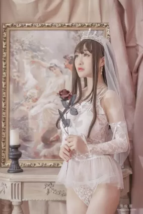 [网红COSER写真] 动漫博主脱尾巴Mizuki - 婚纱 套图