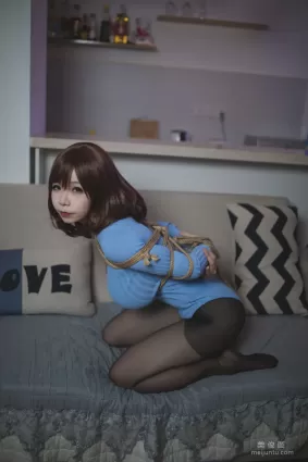 [网红COSER写真] 自闭颜球球(无颜小天使wy) - 绳 套图