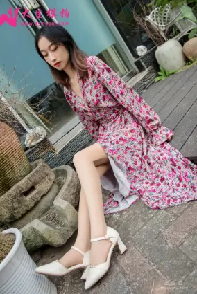 [大生模拍] NO.216 美美 - 纤细玉腿 套图