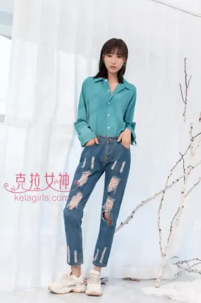 [克拉女神Kelagirls] 颖儿 - 秋意春心 写真套图