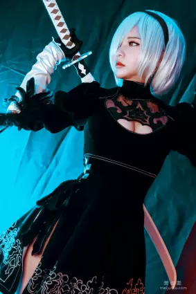 Coser小姐姐Potato Godzilla - 2B 写真套图