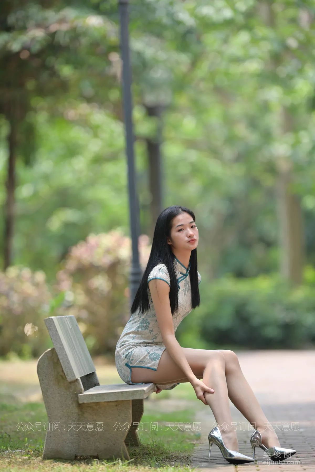 [IESS] 丝享家796： 宁宁《绿荫旗袍秀》