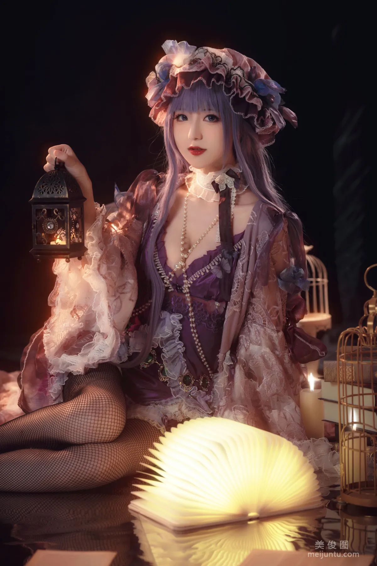 [COS福利] 弥音音ww - 帕秋莉 写真套图