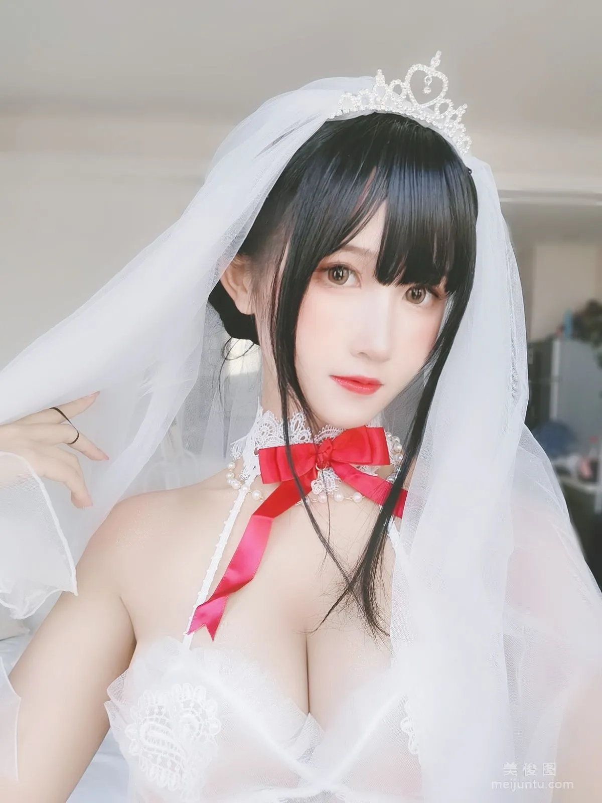 [COS福利] 三度_69 - 婚纱孔雀翎