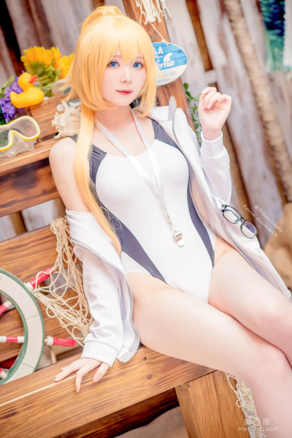 [COS福利] 霜月shimo - 贞德 写真套图