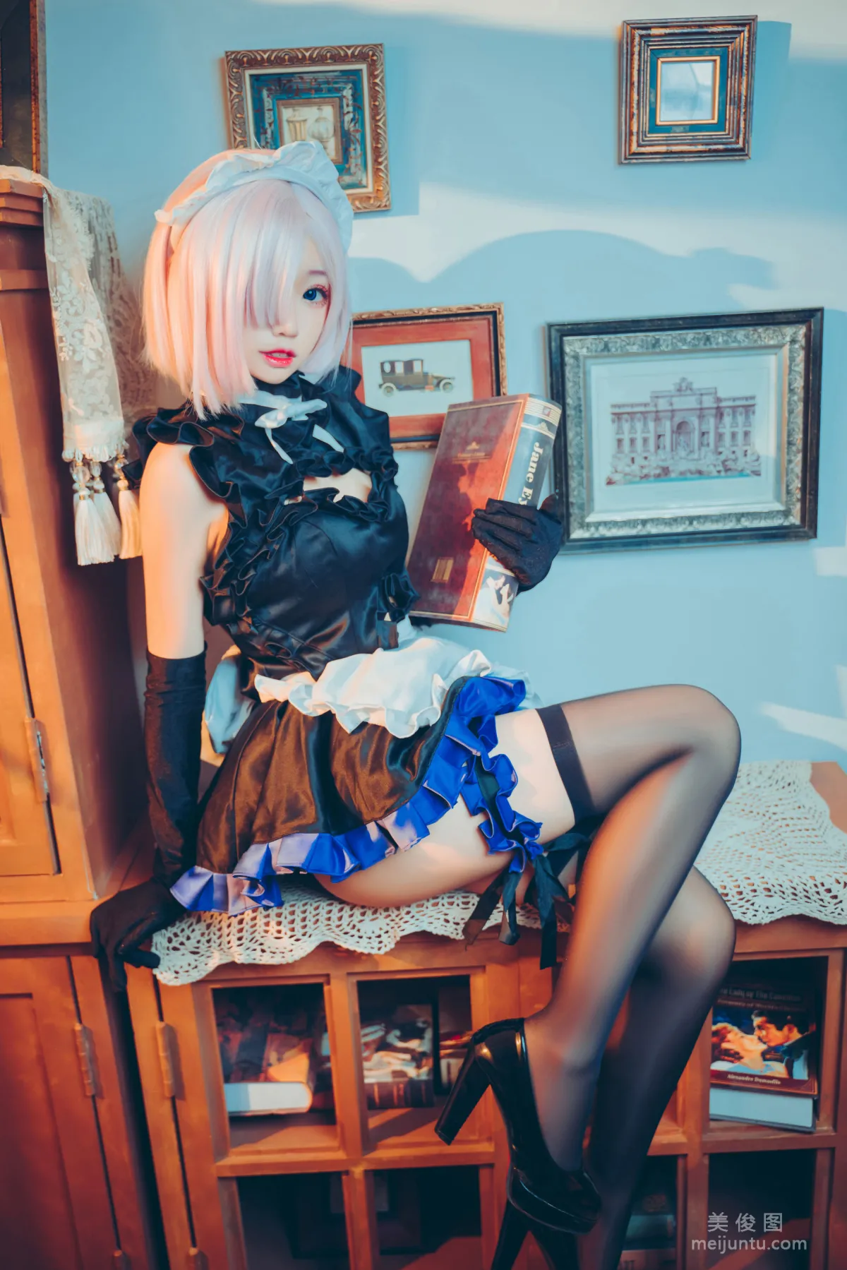 [COS福利] 猫君君MaoJun - 玛修女仆 写真套图