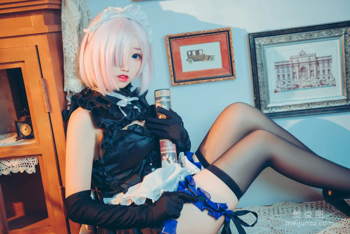 [COS福利] 猫君君MaoJun - 玛修女仆 写真套图