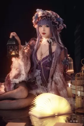 [COS福利] 弥音音ww - 帕秋莉 写真套图