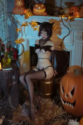 [COS福利] 美少女晕崽 - 小恶魔 写真套图