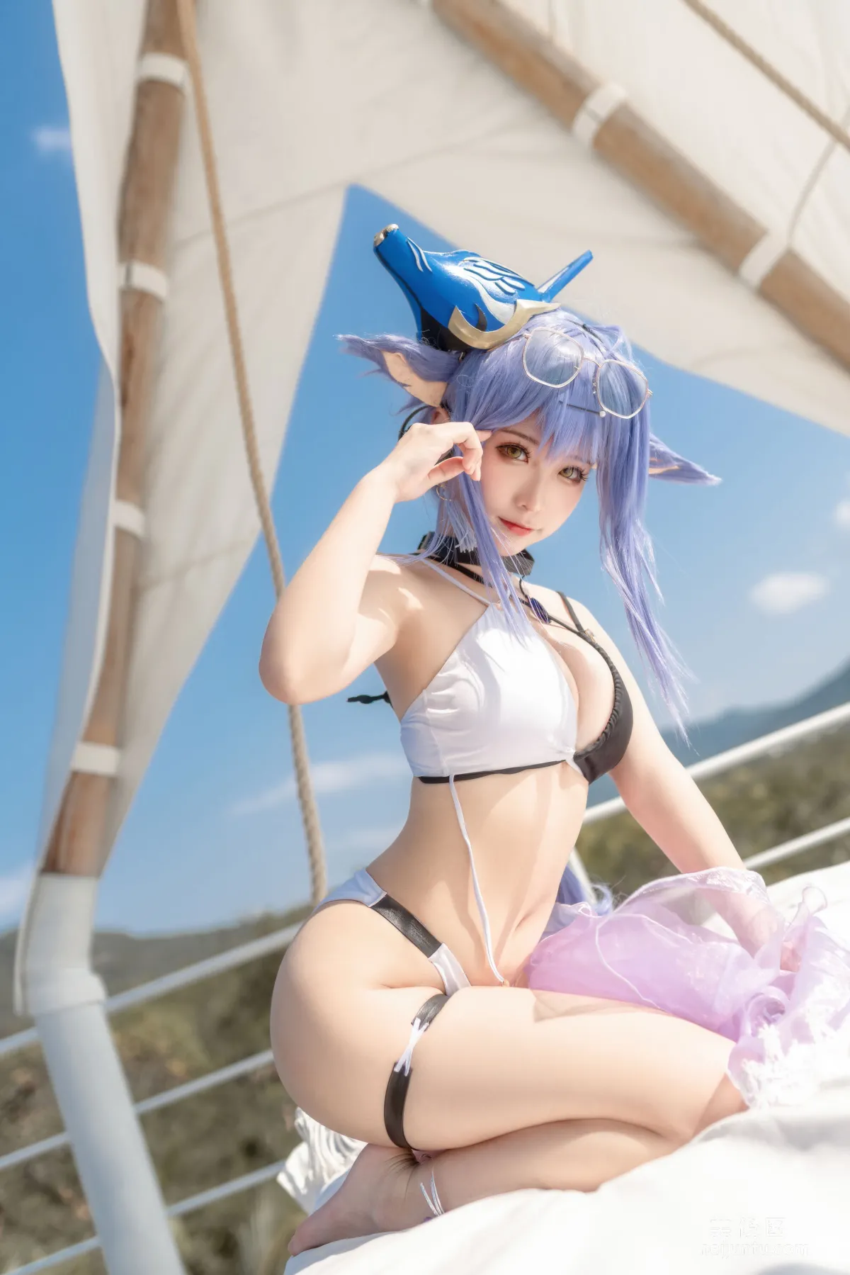 [网红COSER] 动漫博主蠢沫沫 - 童の假日 士佐