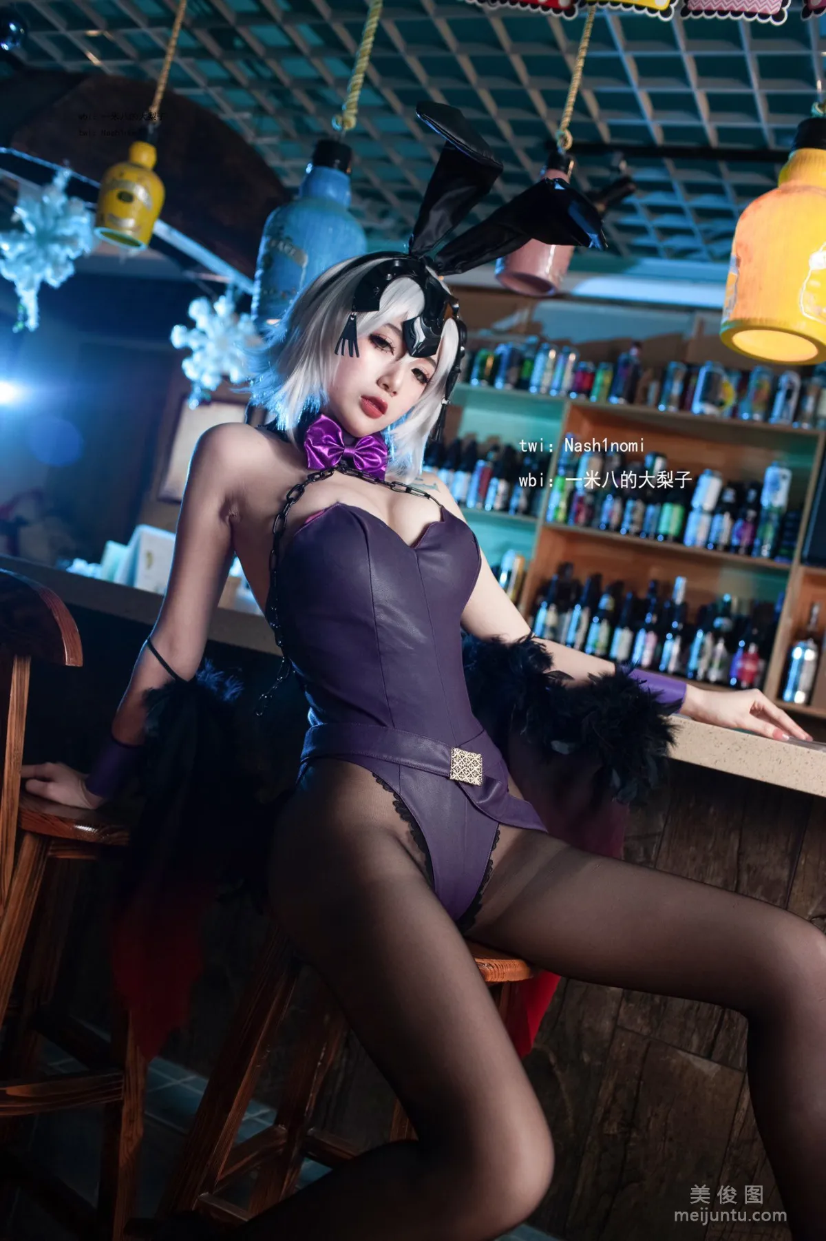 [网红COSER] 一米八的大梨子 - 黑贞兔女郎