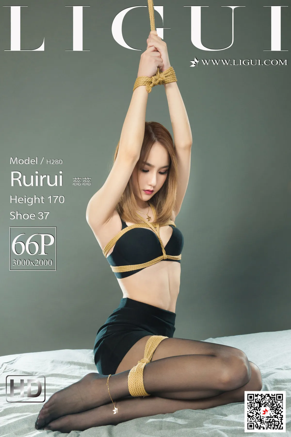 [丽柜美束Ligui] 蕊蕊 《娇蓉囧镜》 丝足写真