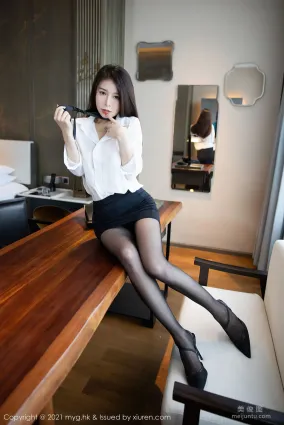 [美媛馆MyGirl] Vol.565 vetiver嘉宝贝儿 - 经典OL系列