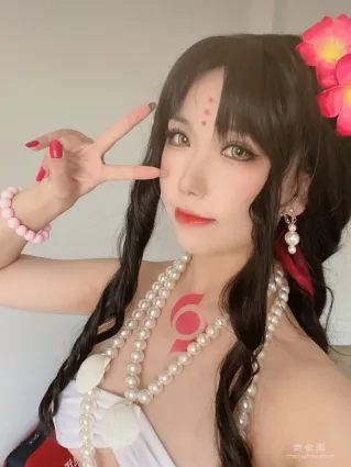 [网红COSER] 一北亦北 - 杀生院泳装
