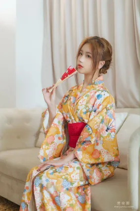 [网红COSER] 一北亦北 - 和服泳装