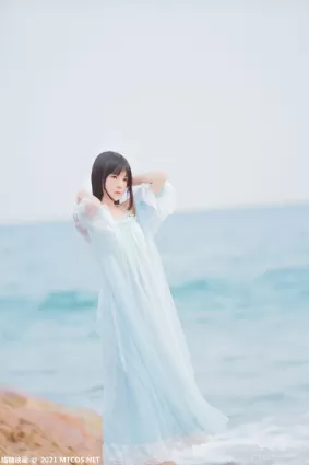 [喵糖映画] VOL.380 海边长裙 写真套图