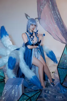 [COS写真] 二佐Nisa - 碧蓝信浓礼服