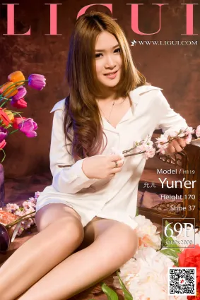 Model 允儿《鲜花玉足》 [丽柜Ligui] 写真集