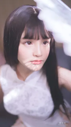 [网红COSER] 前羽_rr - 白丝旗袍