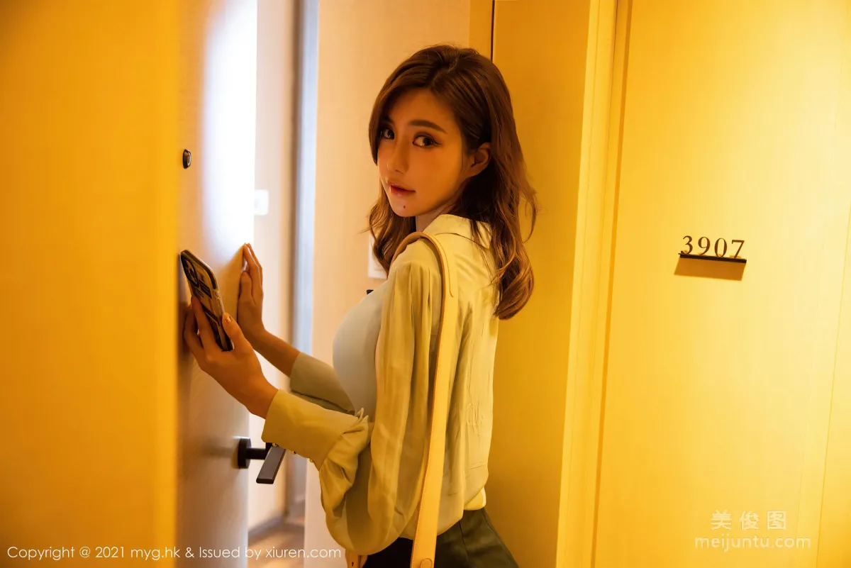 [美媛馆MyGirl] Vol.568 绮里嘉Carina - 和王总的谈项目主题系列